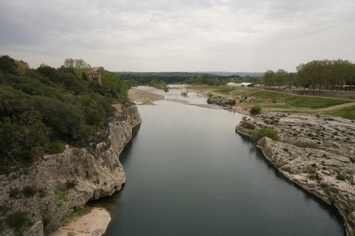 From the top of Pont du Gard